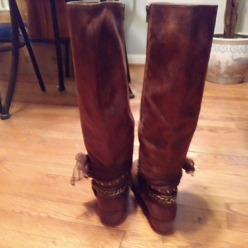 Not Rated "Tualamne" Brown Knee High Boots - Picture 4 of 4